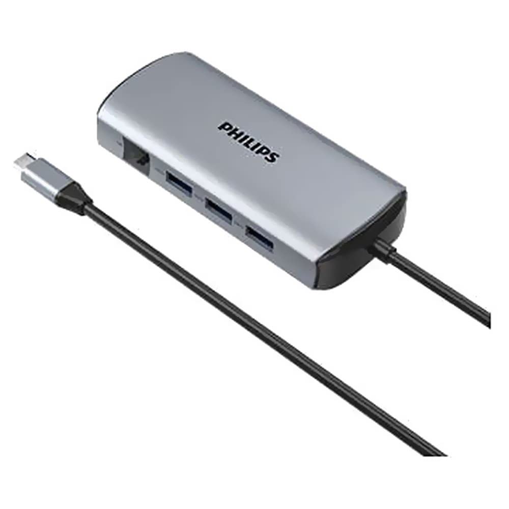 PHILIPS 7 in 1 USB Type C to HDMI 4K 30Hz + 3 x USB A + PD (max